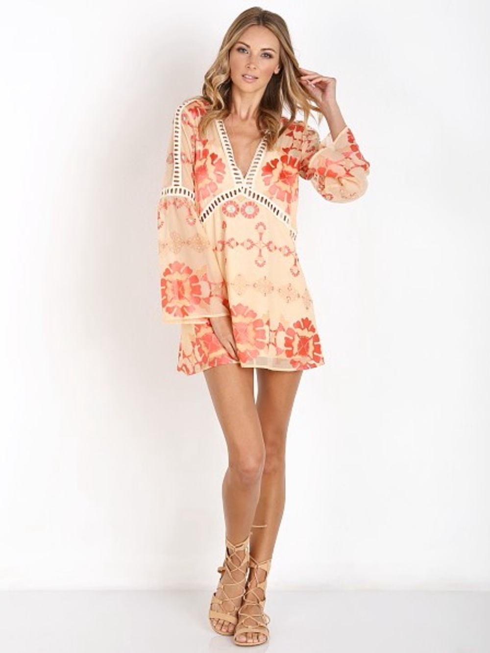For Love And Lemons NWT Barcelona Dress Large - Picture 5 of 14